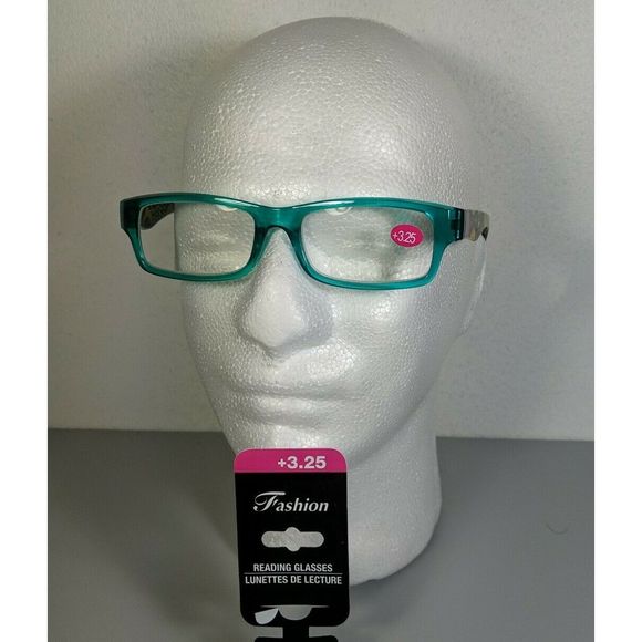 Teal Fashion Reading Glasses Tribal Unisex +3.25 - Picture 5 of 5